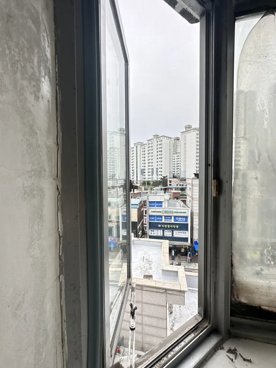 창호손잡이교체 후 열린 프로젝트창 모습